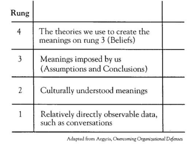 The Ladder of Inference